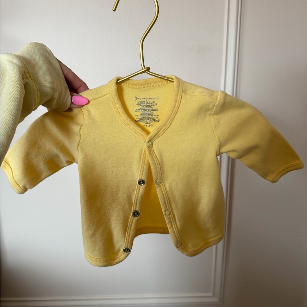 💫 3 for $20 !! first impressions long sleeve baby cardigan